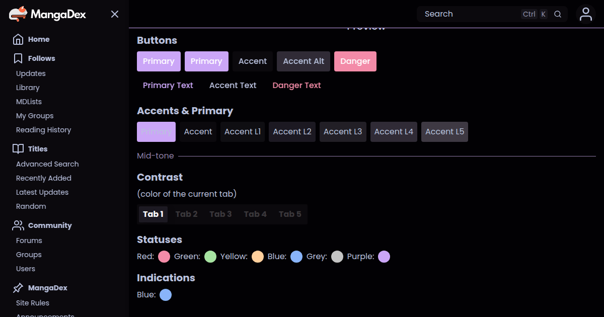 Purple In the dark preview
