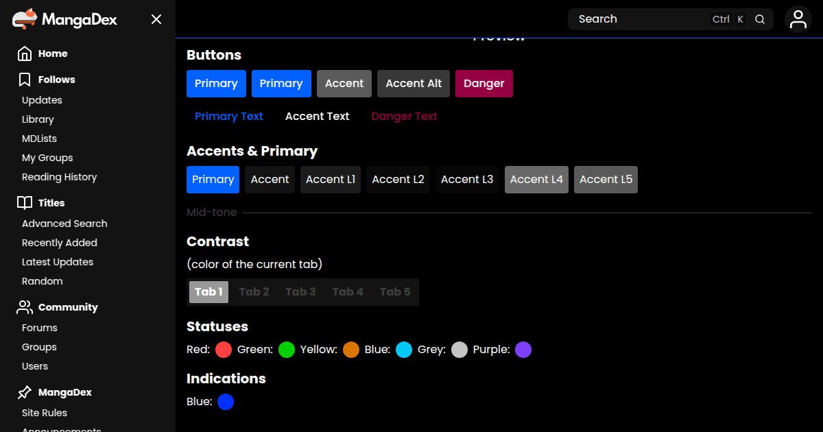 Dark OLED Blue preview