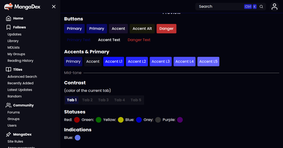 Dark Mode - Navy preview