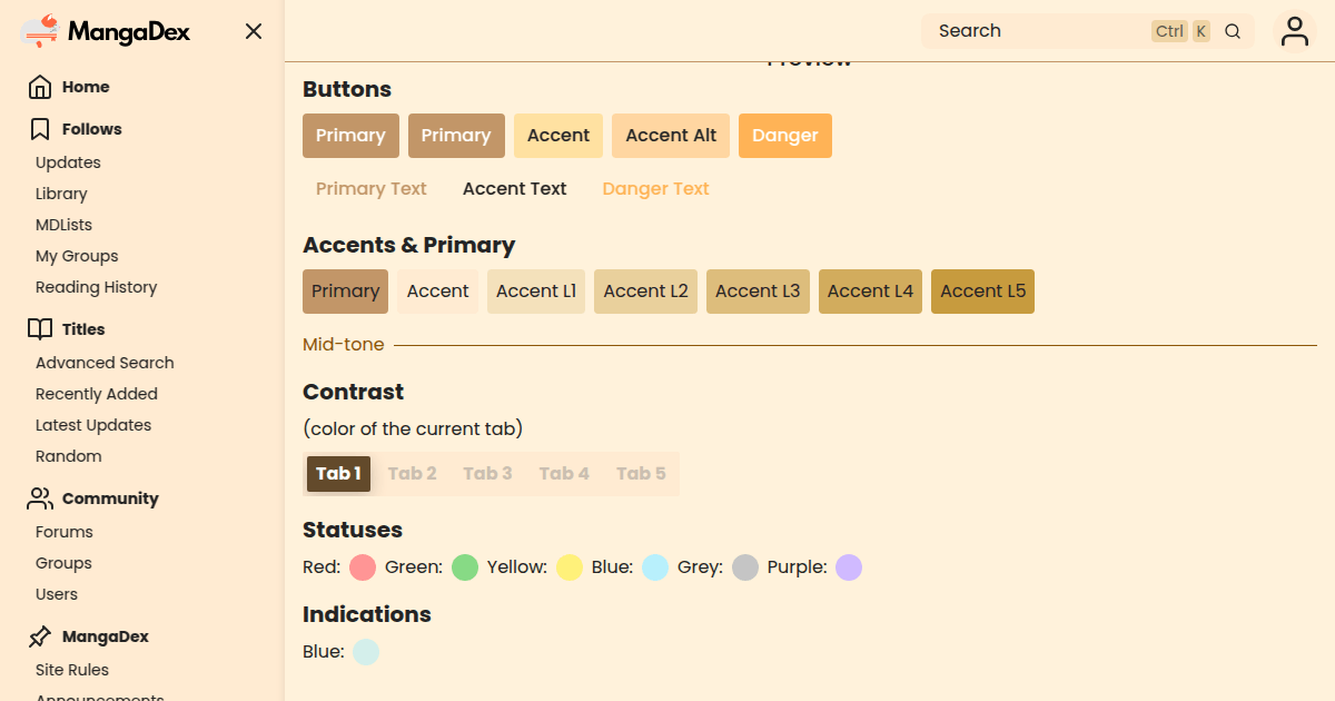 Creme Theme preview