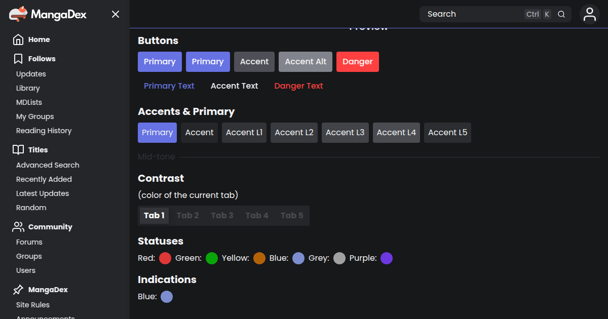Muted preview